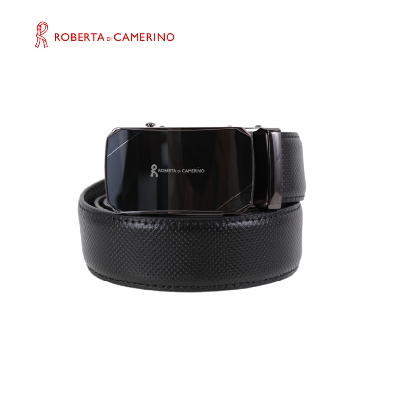 【Roberta di Camerino】頭層牛皮 - PLANET 自動扣皮帶 - 7(050R-C05-01 7 )✿30B001